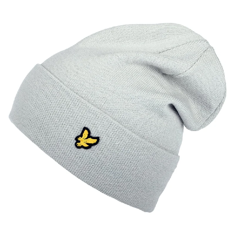 Lyle & Scott Hats Basic Beanie Hat - Heather Grey