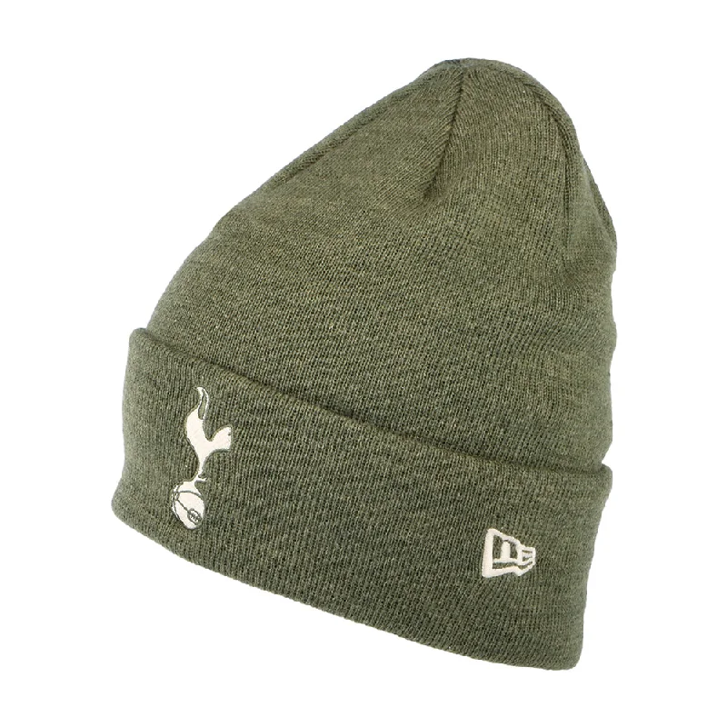 New Era Tottenham Hotspur FC Beanie Hat - Seasonal Cuff - Olive