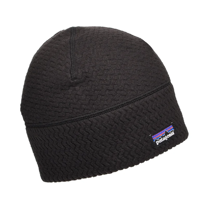 Patagonia Hats R1 Air Jacquard Fleece Beanie Hat - Black