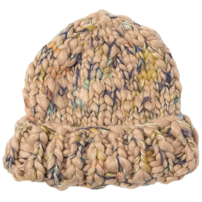 Peaches - Chunky Cable Knit Beanie