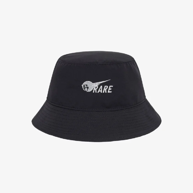 Pink Dolphin 'Rare Air' Nylon Bucket Hat Black