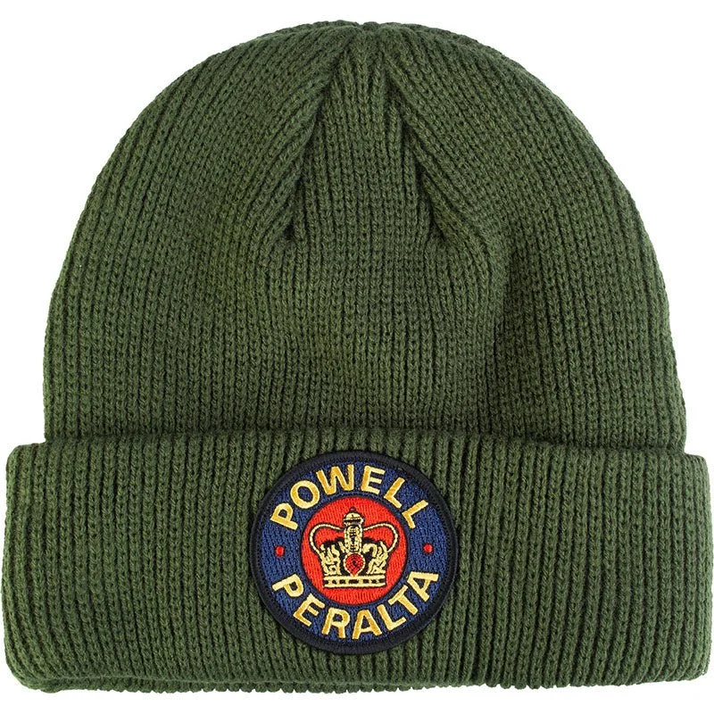 Powell Peralta Supreme Military Green Beanie