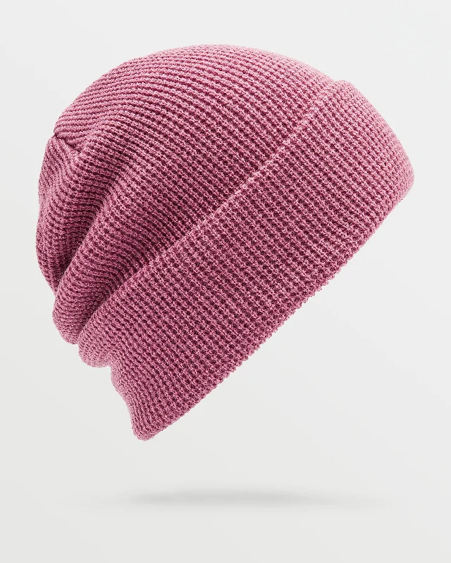 Womens Power Beanie - Blurred Violet