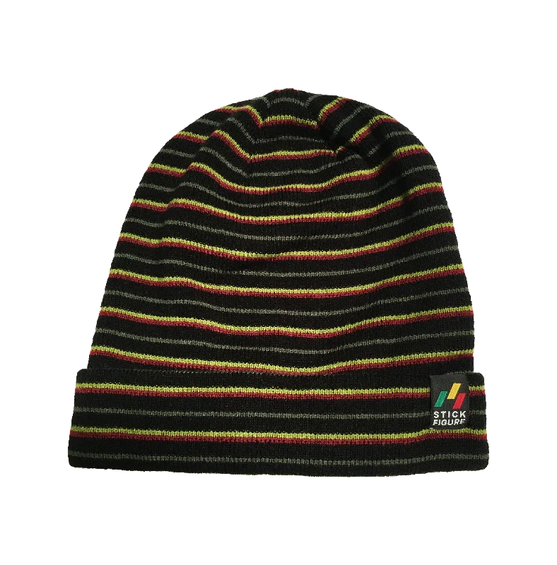 Rasta Stripes Beanie