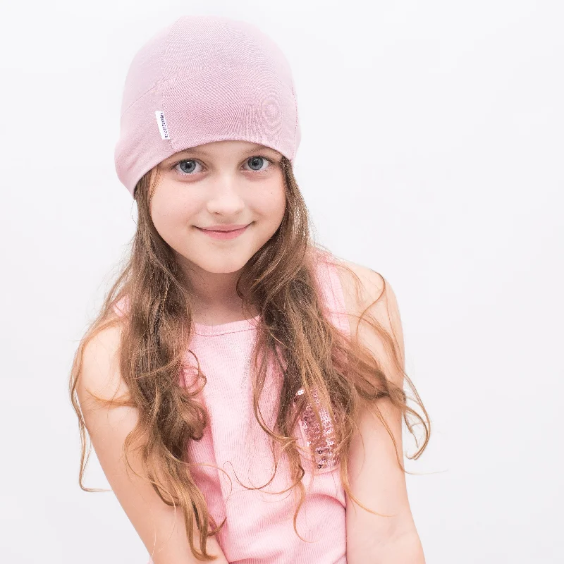 Rose Pink Girl Bold Beanies Hat