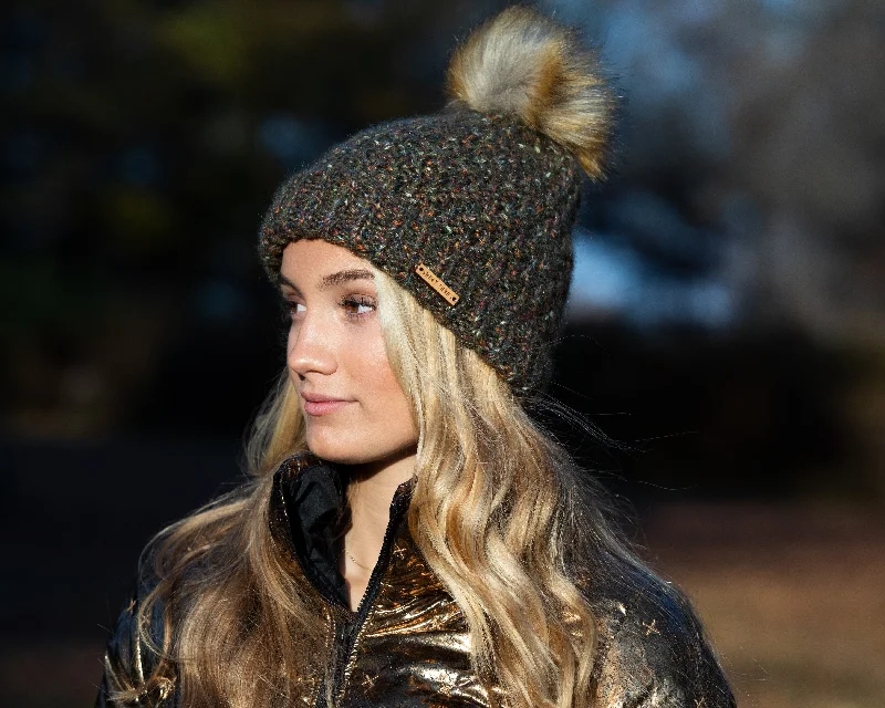 Sally Beanie in Olive