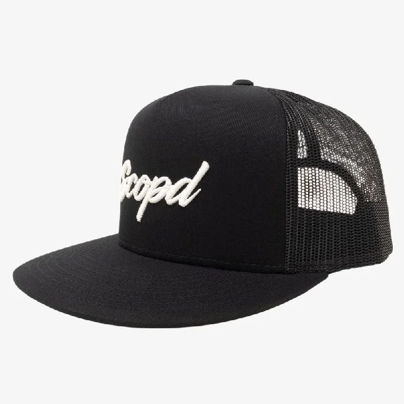 Scopd Trucker Snapback Hat 'Classic Logo' Black