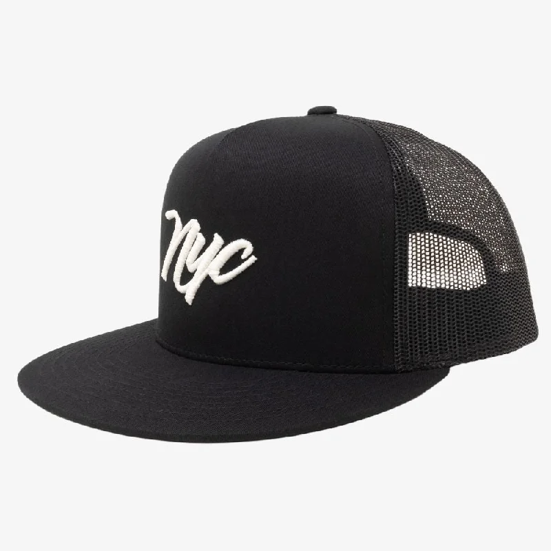 Scopd Trucker Snapback Hat 'NYC Logo' Black