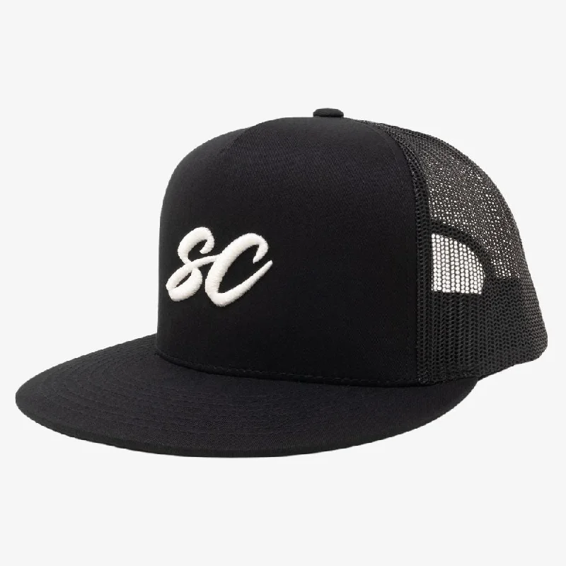 Scopd Trucker Snapback Hat 'SC Logo' Black