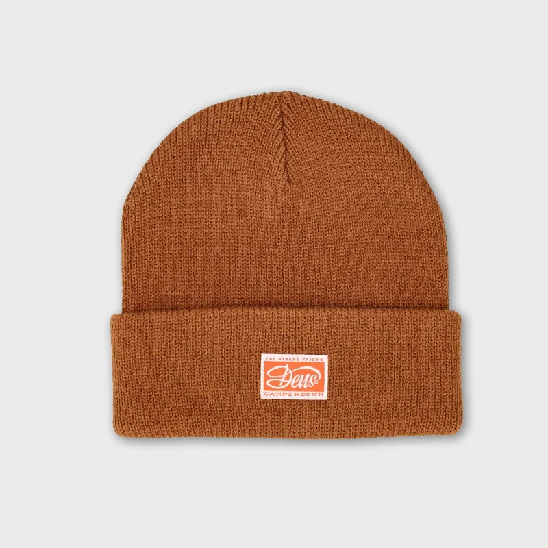 Deus Selwyn Beanie Hat - One Size - Tan