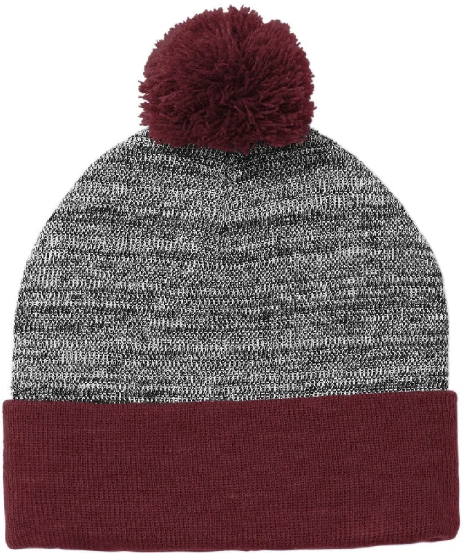 Maroon/Grey Heather