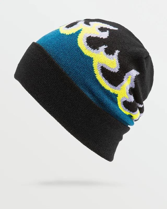 Mens Stone Funk Beanie - Cobalt