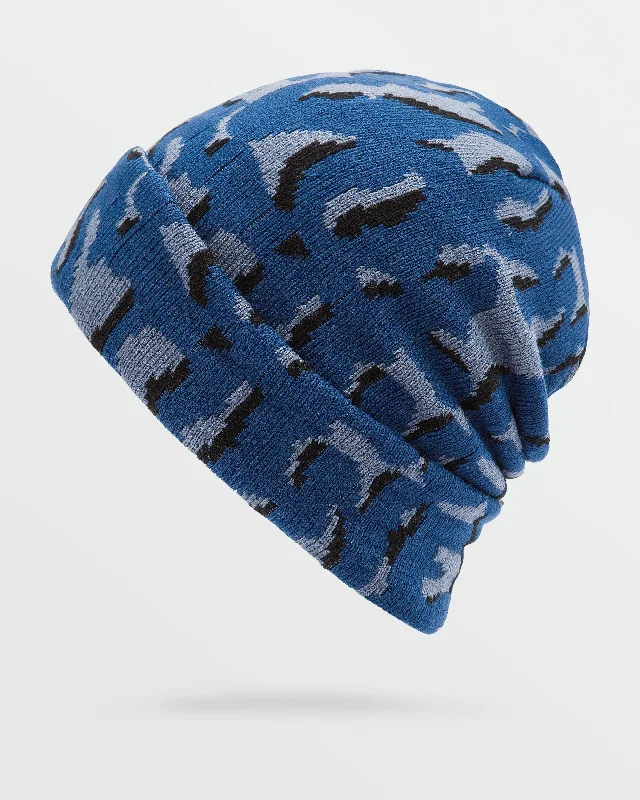 Mens Stone Funk Beanie - Navy