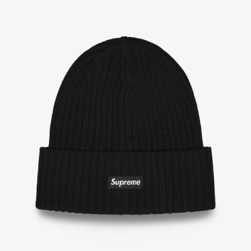 Supreme Beanie 'Overdyed' Black (SS24)