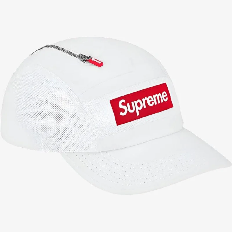 Supreme 'Box Logo' Zip Mesh Camp Cap White (FW20)