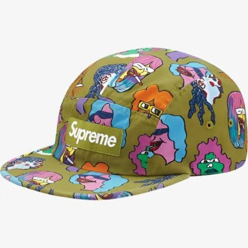 Supreme 'Gonz Heads' Camp Cap Moss (FW17)