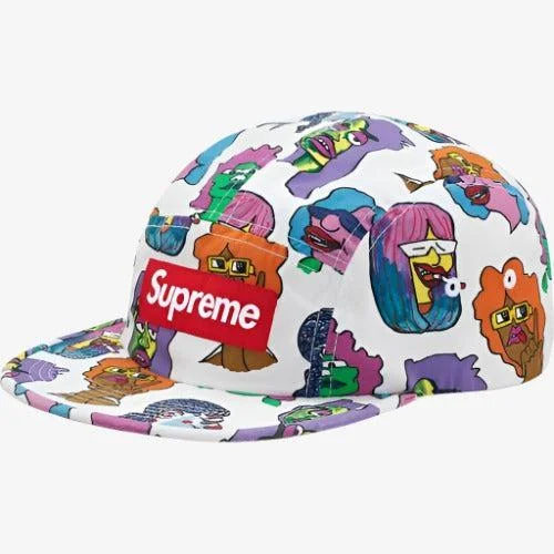 Supreme 'Gonz Heads' Camp Cap White (FW17)