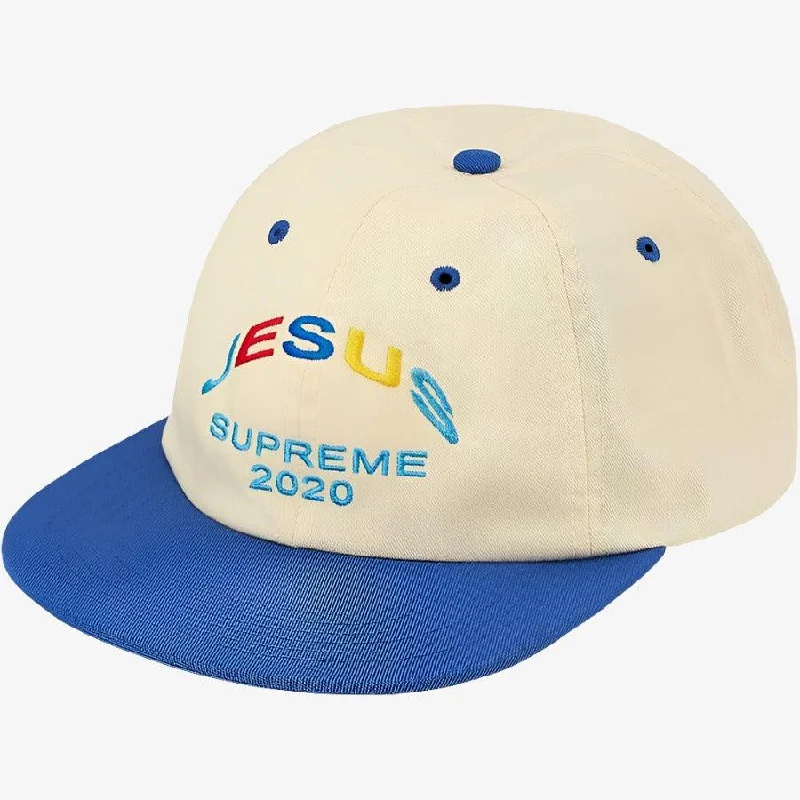 Supreme 'Jesus' 6-Panel Snapback Hat Royal (FW20)