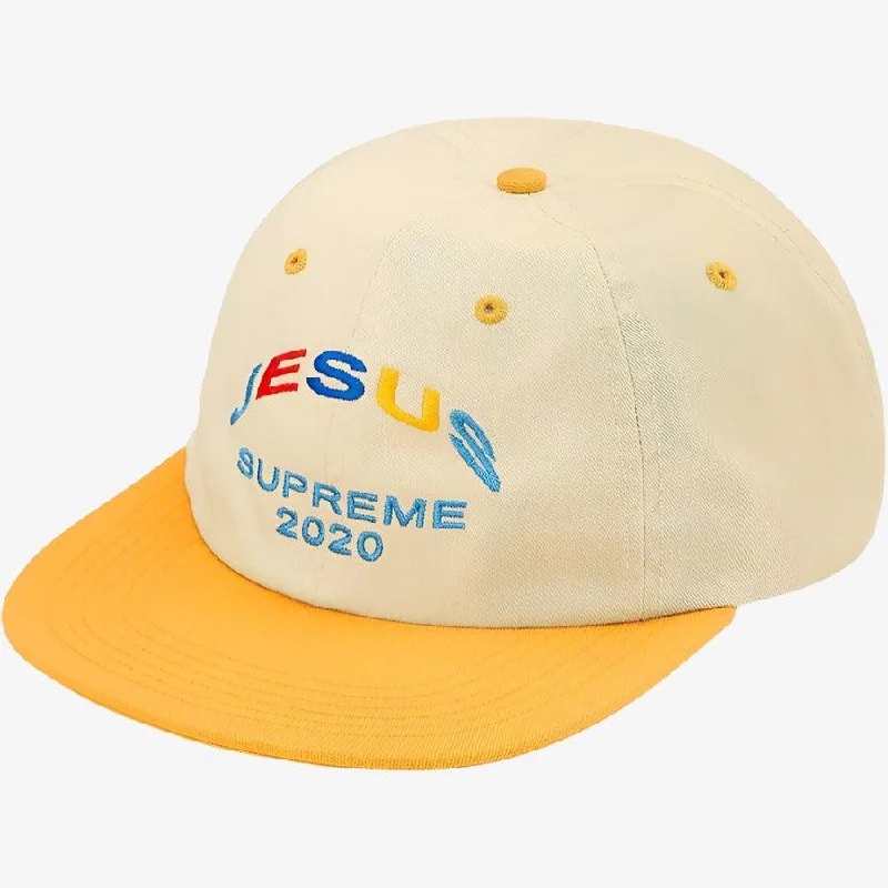 Supreme 'Jesus' 6-Panel Snapback Hat Yellow (FW20)