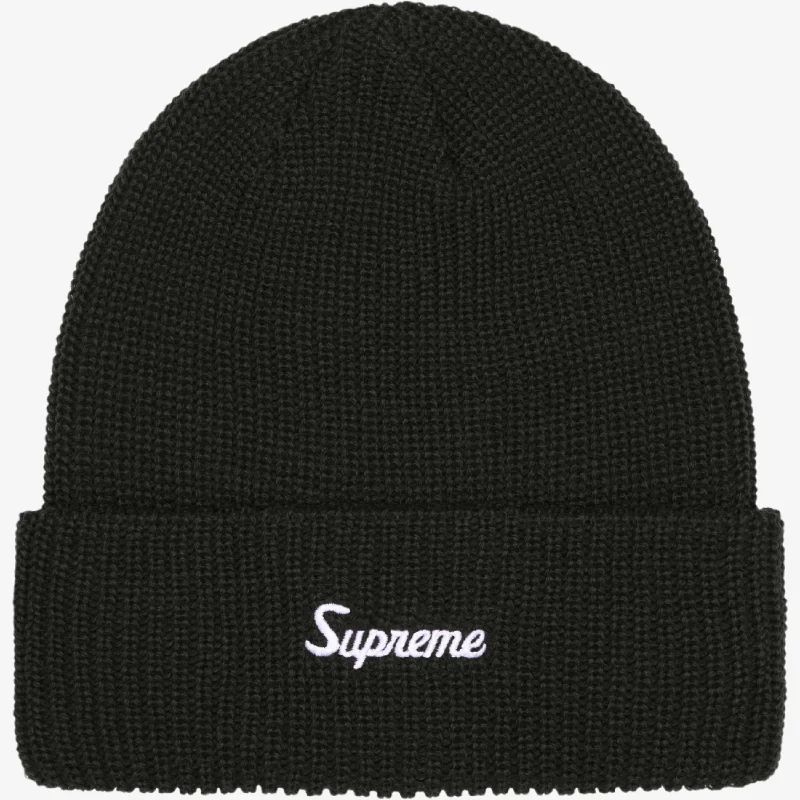 Supreme Loose Gauge Beanie Black (FW24)