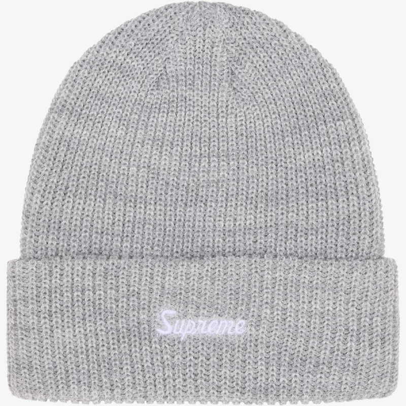 Supreme Loose Gauge Beanie Light Grey (FW24)