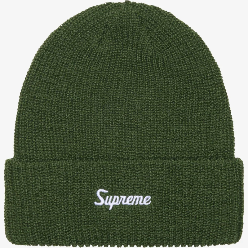 Supreme Loose Gauge Beanie Olive (FW24)