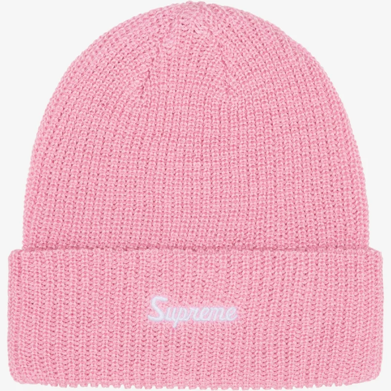 Supreme Loose Gauge Beanie Pink (FW24)