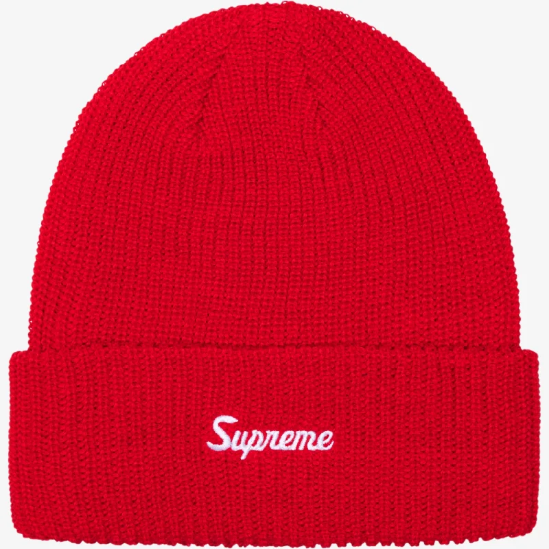 Supreme Loose Gauge Beanie Red (FW24)