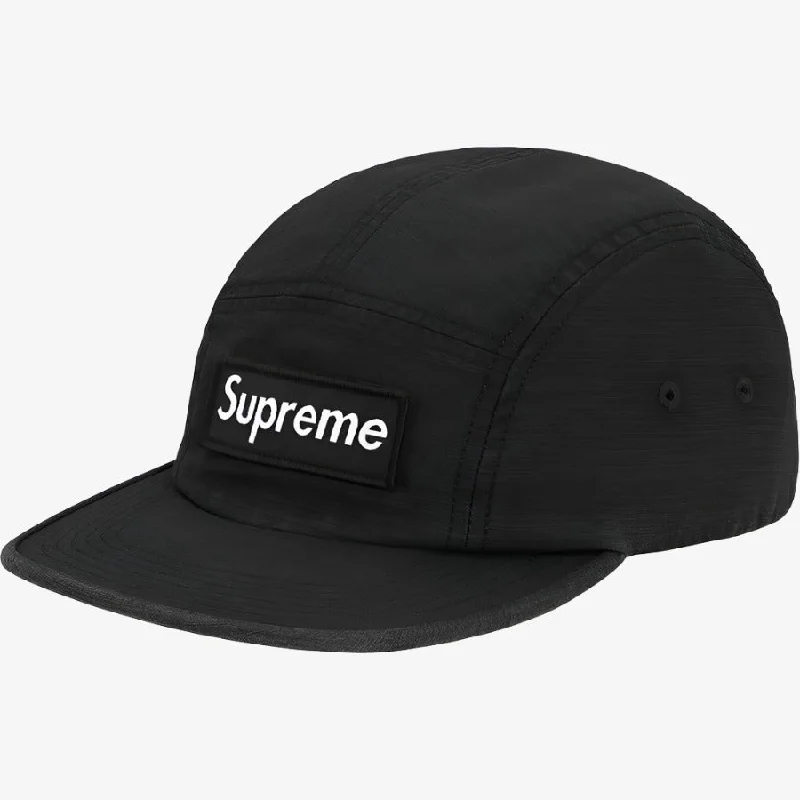 Supreme 'Military' Camp Cap Black (SS20)