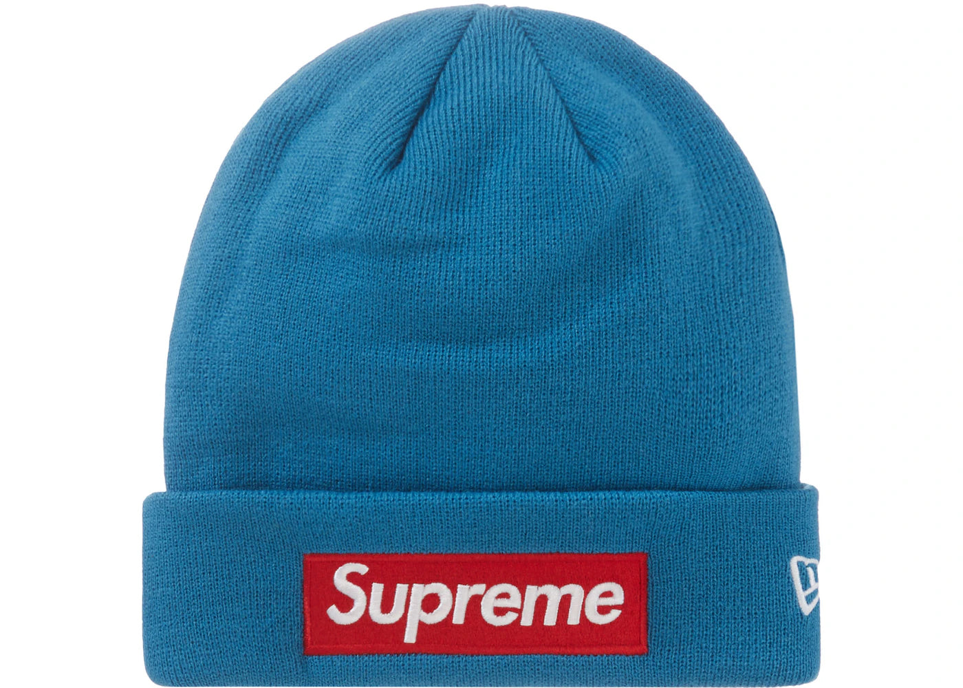 Supreme New Era Box Logo Beanie (FW22) Blue