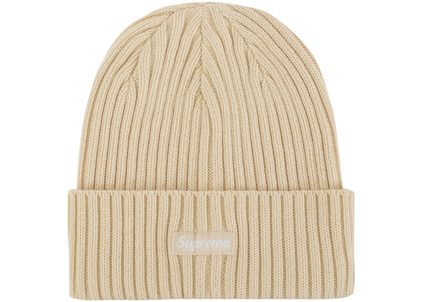 Supreme Overdyed Beanie (SS24) Light Tan