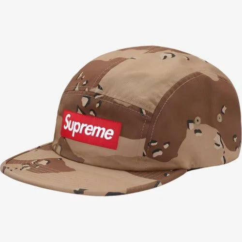 Supreme 'Washed Chino Twill' Camp Cap Desert Camo (FW17)