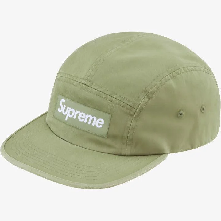 Supreme 'Washed Chino Twill' Camp Cap Light Olive (SS24)