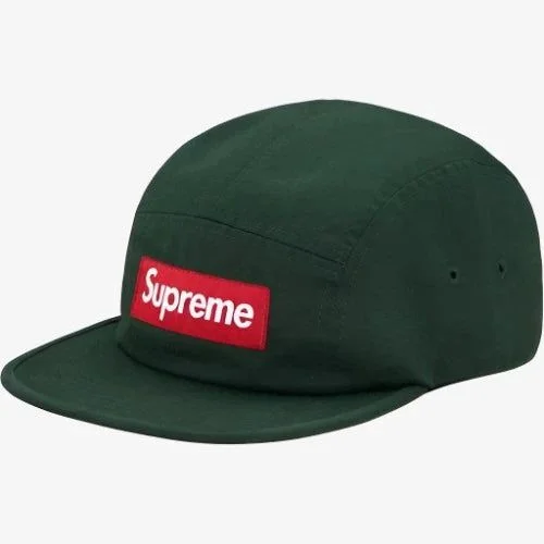 Supreme 'Washed Chino Twill' Camp Cap Pine Green (FW17)