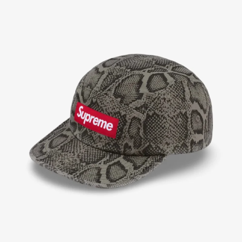 Supreme 'Washed Chino Twill' Camp Cap Snake (SS24)