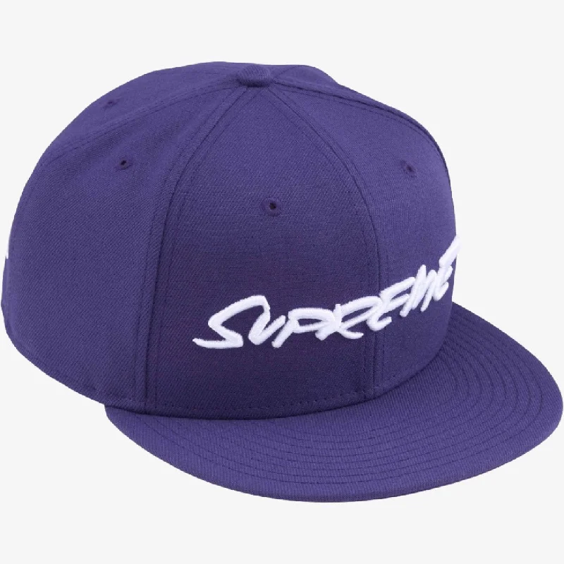 Supreme x Futura x New Era 59Fifty Fitted Hat New Orchid Dark Purple (SS24)