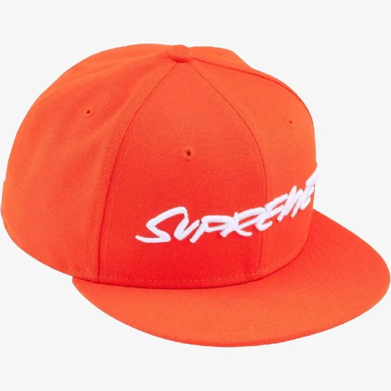 Supreme x Futura x New Era 59Fifty Fitted Hat Safety Orange (SS24)