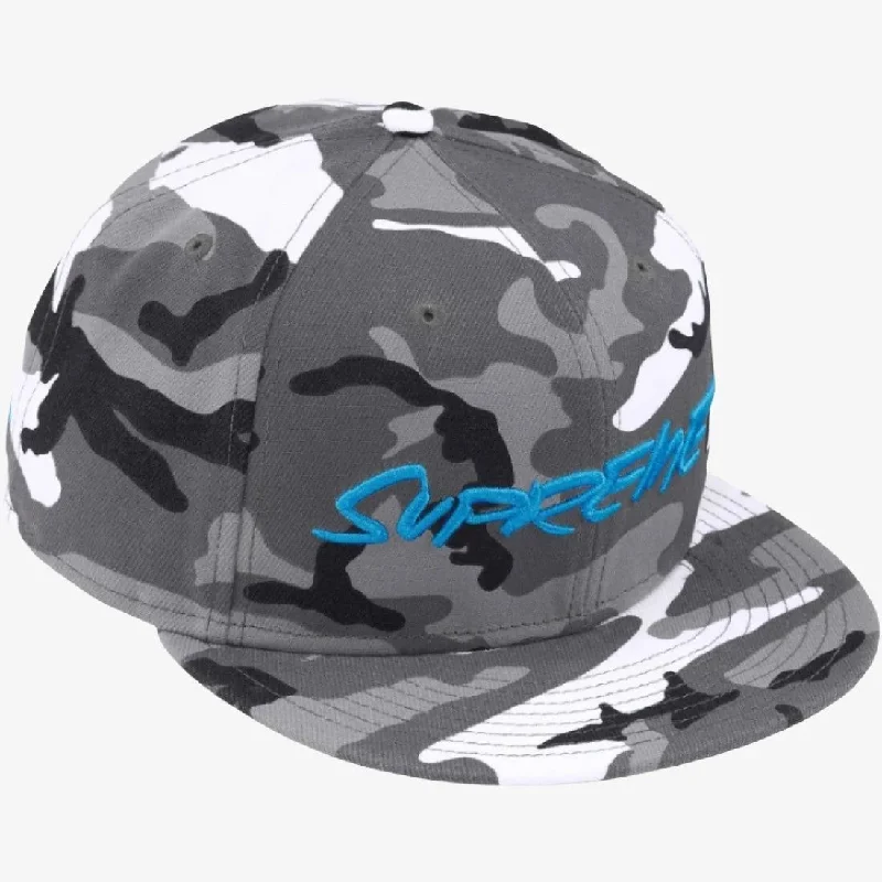 Supreme x Futura x New Era 59Fifty Fitted Hat Snow Camo (SS24)