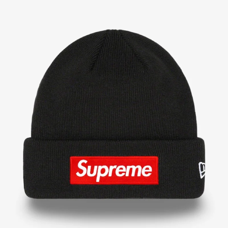 Supreme x New Era Beanie 'Box Logo' Black (FW22)