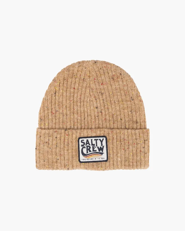 The Wave Beanie - Oatmeal Heather