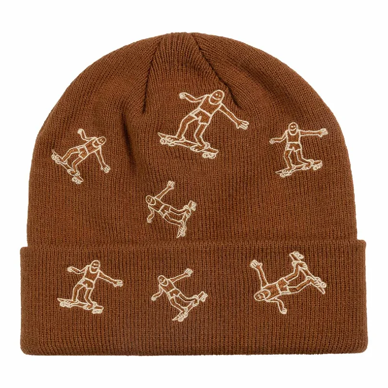 Thrasher - Gonz Pattern Beanie Brown